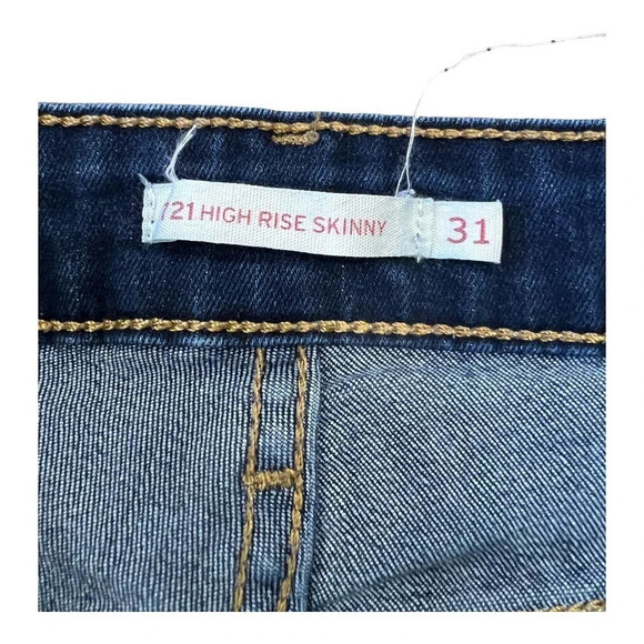 Levi’s 721 HIGH RISE SKINNY WOMEN'S JEANS - Picture 6 of 8